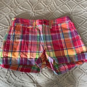 Polo plaid shorts